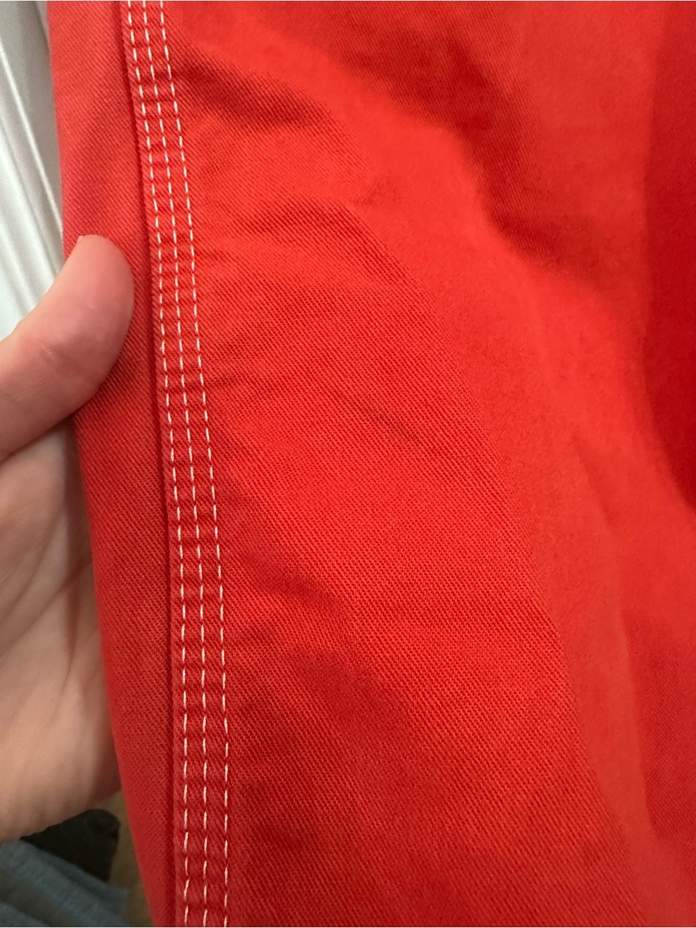 Dickies Red Men’s Cotton Workwear Overalls - Picture 4 of 8